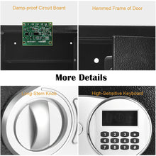 Load image into Gallery viewer, Gymax Security Safe Box 2-Layer Cabinet Safe w/Electronic Digital Keypad Deposit Box