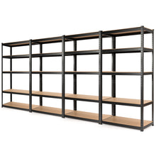 Load image into Gallery viewer, Gymax 72'' Steel 5-tier Garage Shelf Metal Storage Adjustable Unit