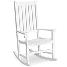 Load image into Gallery viewer, Gymax Wooden Rocking Chair Porch Rocker High Back Garden Seat For Indoor Outdoor