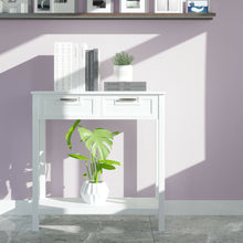 Load image into Gallery viewer, Gymax Accent Console Table Entryway Sofa Foyer Table Storage Shelf W/2 Drawers White