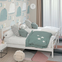 Load image into Gallery viewer, Gymax Twin Size Platform Bed Frame Foundation w/Headboard &Wood Slat Support White