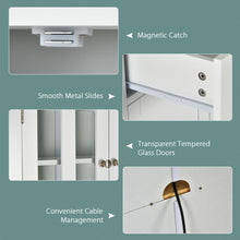 Load image into Gallery viewer, Gymax Buffet Hutch Kitchen Storage Cabinet w/ Microwave Stand Storage Shelves