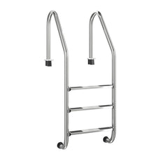 Load image into Gallery viewer, Gymax 3 Step Stainless Steel Swimming Pool Ladder Handrail for In Ground Pool