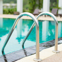 Load image into Gallery viewer, Gymax 3 Step Stainless Steel Swimming Pool Ladder Handrail for In Ground Pool