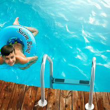 Load image into Gallery viewer, Gymax 3 Step Stainless Steel Swimming Pool Ladder Handrail for In Ground Pool