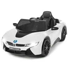 Load image into Gallery viewer, Gymax 12V Licensed Electric Kids Ride on Car BMW I8 w/ MP3 Remote Control Black/White/Red