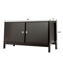 Load image into Gallery viewer, Gymax TV Stand Modern Entertainment Cabinet for TV's up To 50'' with Sliding Doors