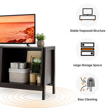 Load image into Gallery viewer, Gymax TV Stand Modern Entertainment Cabinet for TV's up To 50'' with Sliding Doors