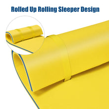 Load image into Gallery viewer, Gymax 83'' x 26'' 3-layer Floating Pad Mat Water Sports Recreation Relaxing Yellow