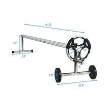 Load image into Gallery viewer, Gymax 21 Ft Pool Cover Reel Set Aluminum In-ground Swimming Pool Solar Cover Reel