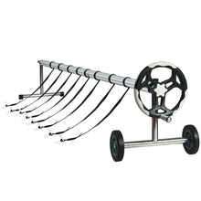 Load image into Gallery viewer, Gymax 21 Ft Pool Cover Reel Set Aluminum In-ground Swimming Pool Solar Cover Reel