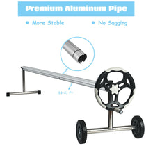 Load image into Gallery viewer, Gymax 21 Ft Pool Cover Reel Set Aluminum In-ground Swimming Pool Solar Cover Reel