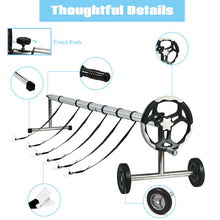 Load image into Gallery viewer, Gymax 21 Ft Pool Cover Reel Set Aluminum In-ground Swimming Pool Solar Cover Reel