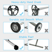 Load image into Gallery viewer, Gymax 21 Ft Pool Cover Reel Set Aluminum In-ground Swimming Pool Solar Cover Reel