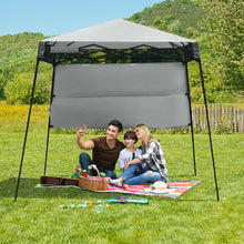 Load image into Gallery viewer, Gymax 7x7 FT Slant Leg Pop-up Canopy Tent Shelter Adjustable Portable Carry Bag