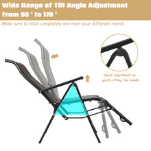 Load image into Gallery viewer, Gymax 2PCS Patio Rattan Folding Lounge Chair Recliner Back Adjustable Beach Yard Pool