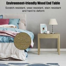Load image into Gallery viewer, Gymax European Style End Table Coffee Table Nightstand Bedroom Living Room Oak