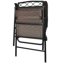 Load image into Gallery viewer, Gymax 3PCS Bistro Set Conversation Set Pub Patio Outdoor w/ Folding Chairs Table