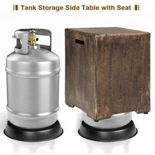 Load image into Gallery viewer, Gymax 48''x27'' 50,000 BTU Propane Fire Pit Table Set w/ Side Table Tank Storage & Cover