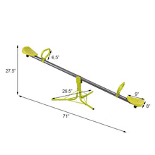 Load image into Gallery viewer, Gymax Kids Seesaw Teeter Totter Outdoor Play Set 360 Degree Rotation Toy Children