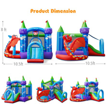 Load image into Gallery viewer, Gymax Kids Inflatable Bounce House Dragon Jumping Slide Bouncer Castle W/ 750W Blower