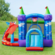 Load image into Gallery viewer, Gymax Kids Inflatable Bounce House Dragon Jumping Slide Bouncer Castle W/ 750W Blower