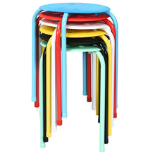 Load image into Gallery viewer, Gymax Set of 6 Portable Plastic Stack Stools Backless Classroom Seating