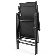 Load image into Gallery viewer, Gymax 2PCS Folding Chair Patio Garden Outdoor w/ Steel Frame Adjustable Backrest