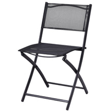 Load image into Gallery viewer, Gymax 3 Pcs Bistro Set Garden Backyard Table Folding Chairs Outdoor Patio Furniture