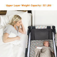 Load image into Gallery viewer, Gymax Portable Baby Playard Playpen Nursery Center w/ Mattress Foldable Design Grey