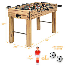 Load image into Gallery viewer, Gymax 48'' Foosball Table Home Soccer Game Table Christmas Families Party Recreation
