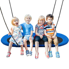 Load image into Gallery viewer, Gymax 60'' Saucer Tree Swing Surf Outdoor Adjustable Kids Giant Oval Platform Swing Set