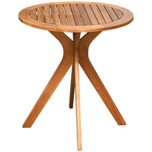 Load image into Gallery viewer, Gymax 2PCS Patio Rocking Chair Set Round Table Solid Wood Cushioned Sofa Garden Deck