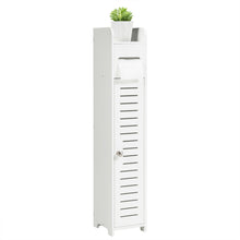 Load image into Gallery viewer, Gymax Small Bathroom Storage Corner Floor Cabinet Toilet Paper Holder Bath Organizer