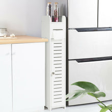 Load image into Gallery viewer, Gymax Small Bathroom Storage Corner Floor Cabinet Toilet Paper Holder Bath Organizer