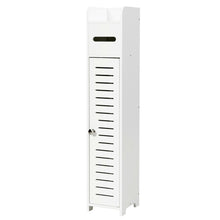 Load image into Gallery viewer, Gymax Small Bathroom Storage Corner Floor Cabinet Toilet Paper Holder Bath Organizer