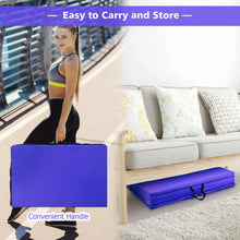 Load image into Gallery viewer, Gymax 4'x10'x2'' Folding Gymnastic Tumbling Mat Yoga Aerobics Gym Exercise Fitness Mat