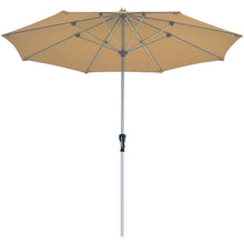 Load image into Gallery viewer, Gymax 9Ft Patio Outdoor Umbrella Market Table Umbrella w/ Crank 8 Ribs Beige
