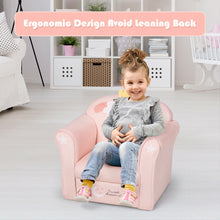 Load image into Gallery viewer, Gymax Kids Lamb Sofa Children Armrest Couch Upholstered Chair Toddler Furniture Gift