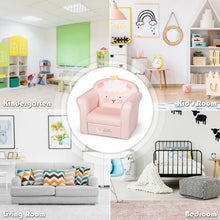 Load image into Gallery viewer, Gymax Kids Lamb Sofa Children Armrest Couch Upholstered Chair Toddler Furniture Gift