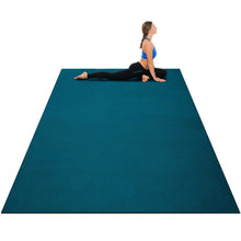 Load image into Gallery viewer, Gymax Large Yoga Mat 6' x 4' x 8 mm Thick Workout Mats for Home Gym Flooring Black/Purple/Blue