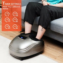 Load image into Gallery viewer, Gymax Foot Massager Shiatsu Deep Kneading Air Compression W/ Heat & Timing