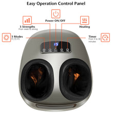 Load image into Gallery viewer, Gymax Foot Massager Shiatsu Deep Kneading Air Compression W/ Heat & Timing