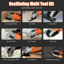 Load image into Gallery viewer, Gymax Oscillating Multi Tool 6 Variable Speed with 14pcs Accessories and Carry Bag