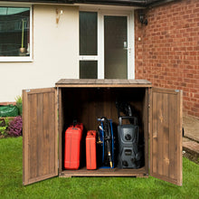 Load image into Gallery viewer, Gymax 2.5 X 2 Ft Outdoor Wooden Storage Shed Cabinet W/ Double Doors for Garden Yard
