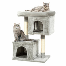 Load image into Gallery viewer, Gymax Luxury Cat Tree Cat Tower for Large Cats w/Double Cozy Plush Condos & Sisal Post