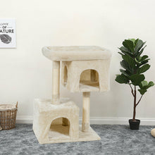 Load image into Gallery viewer, Gymax Luxury Cat Tree Cat Tower for Large Cats w/Sisal Post & Double Cozy Plush Condos