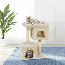 Load image into Gallery viewer, Gymax Luxury Cat Tree Cat Tower for Large Cats w/Sisal Post & Double Cozy Plush Condos
