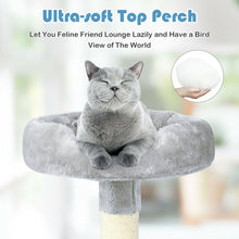 Load image into Gallery viewer, Gymax 66'' Cat Tree Condo Kitten Multi-Level Activity Center Plush Perches w/ Hammock