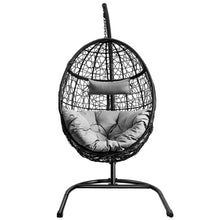 Load image into Gallery viewer, Gymax Hanging Hammock Chair Egg Swing Chair w/ Seat Cushion Pillow Stand